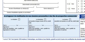carte grise : case à cocher pour protéger vos données personnelles
