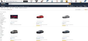 Amazon vente de voitures en ligne