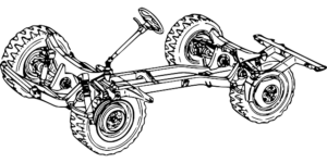 véhicule vendu à des fins de carrossage