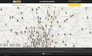 carte des radars en France